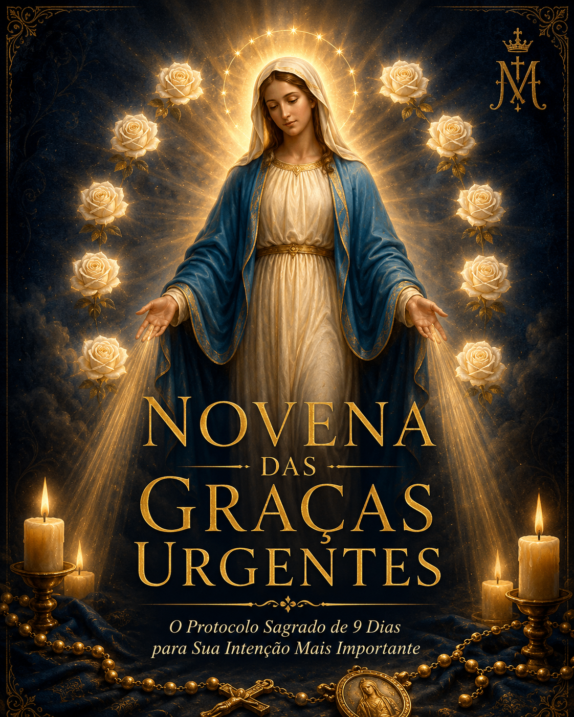 Capa da Novena das Graças Urgentes